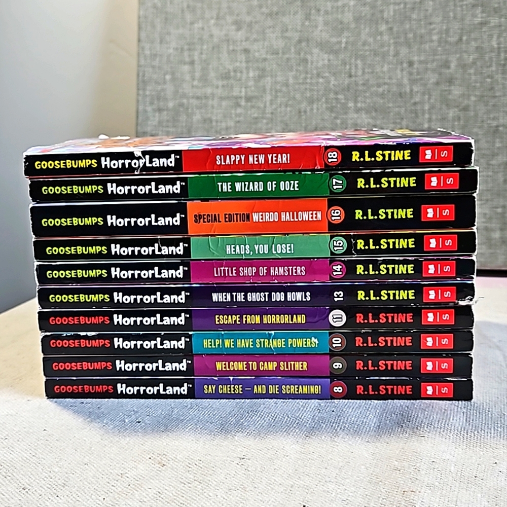 Goosebumps Horrorland Lot of 10, by R.L. Stine